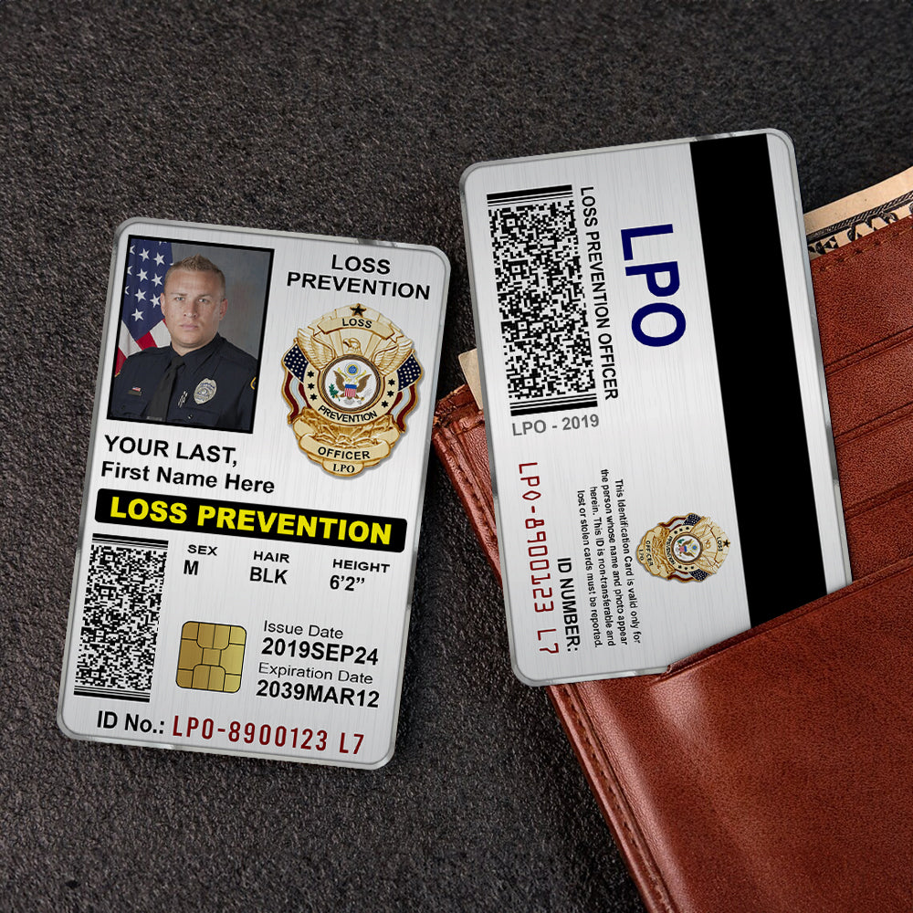 Custom Police ID Card Gift For Police K1702 Trhn