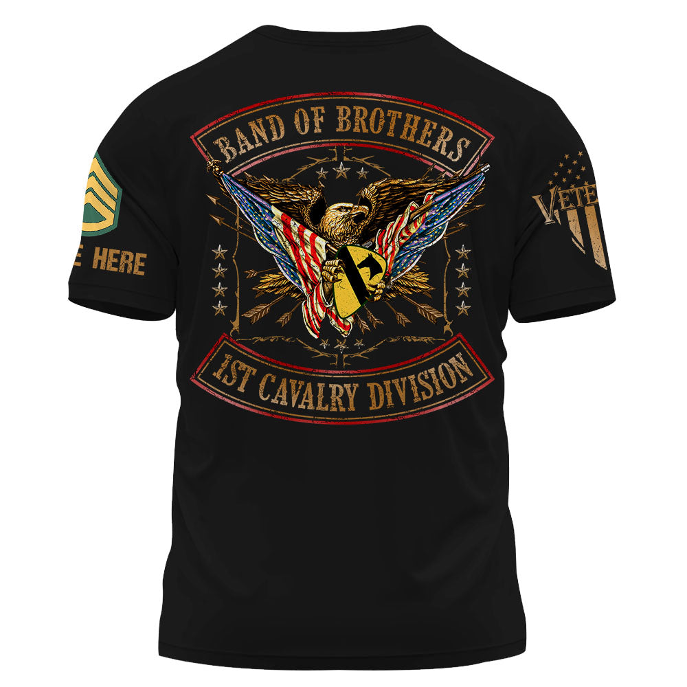 Personalized Shirt Brand Of Brothers US Veteran Custom All Military Branch K1702