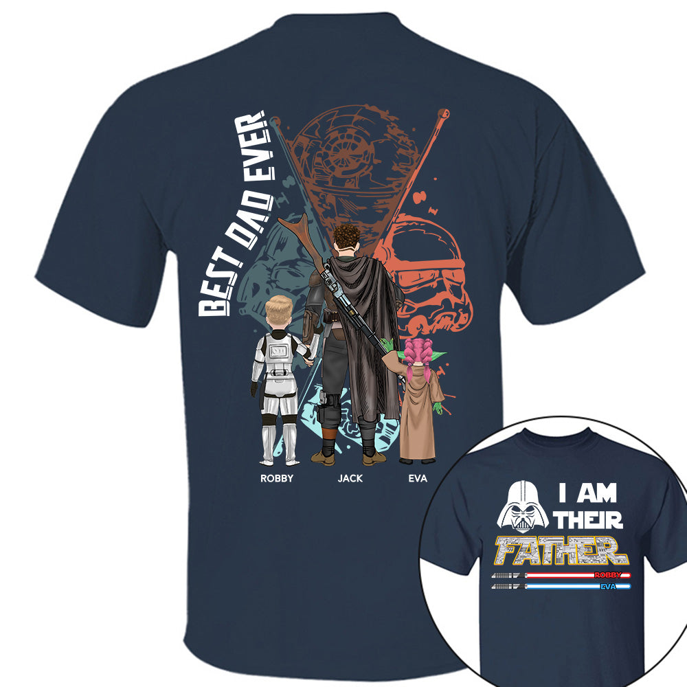 Custom I Am Their Father Shirt, Gift For Dad, Father's Day L0411 Li29