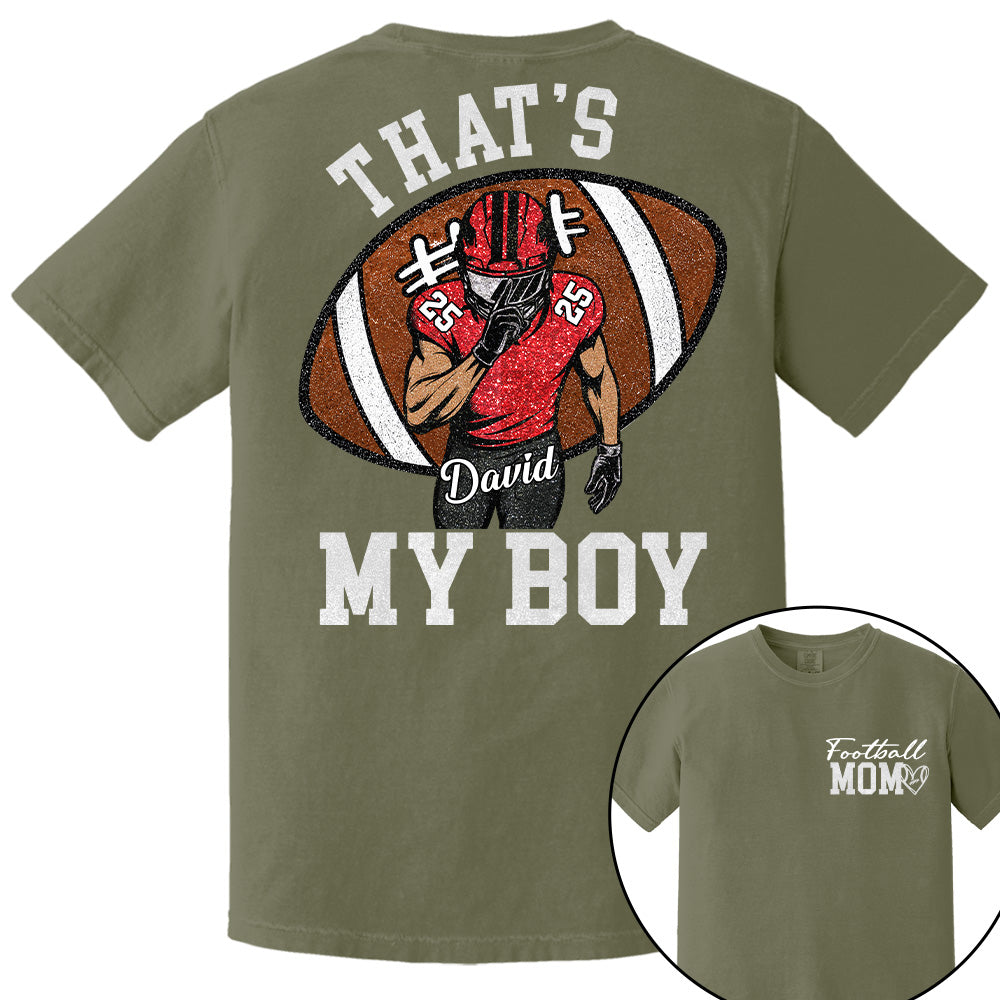 Personalized Football Mom Football Grandma Shirt Those Are My Kids Shirt Gift For Sport Family T1807 T24