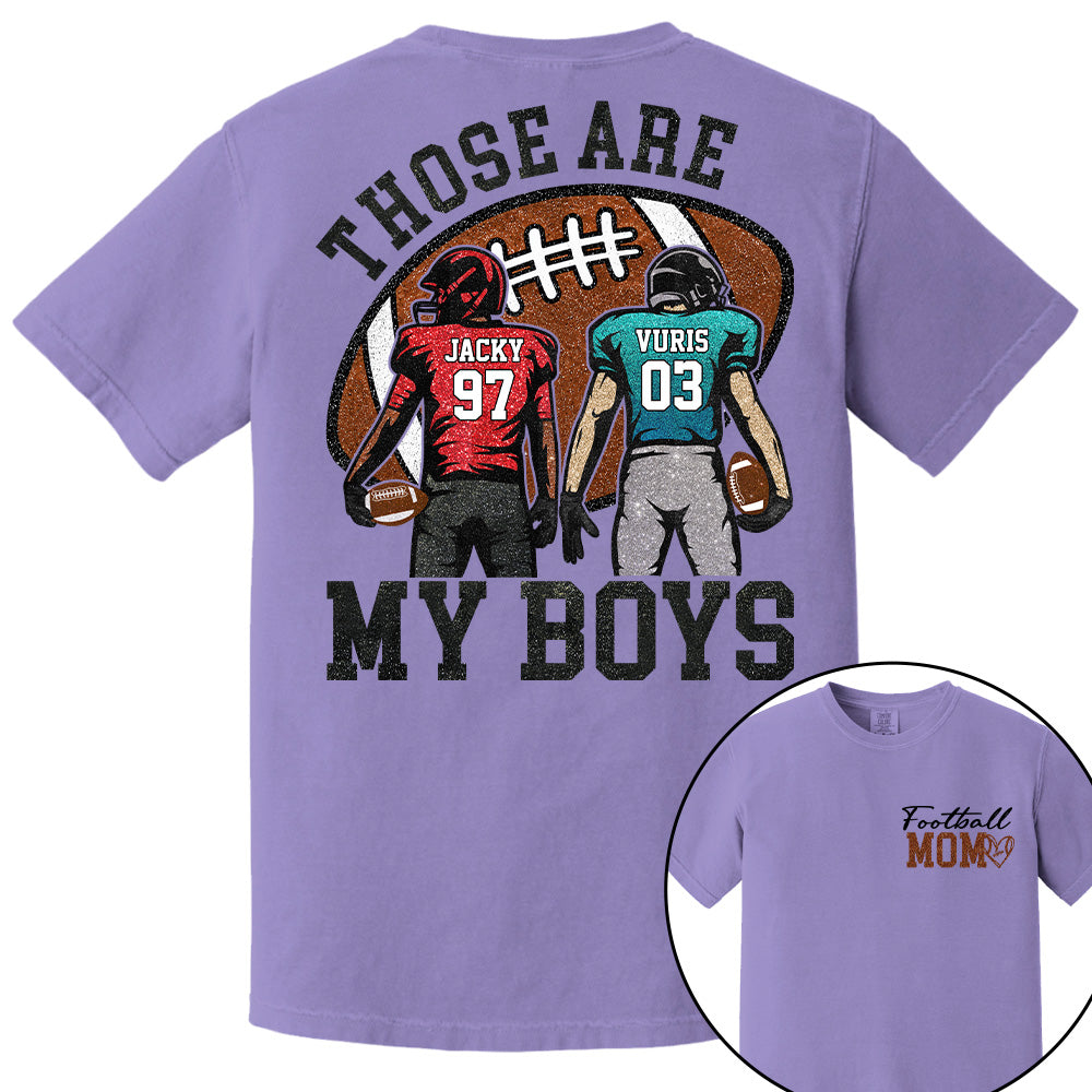 Personalized Football Mom Football Grandma Shirt Those Are My Kids Shirt Gift For Sport Family T1807 T24