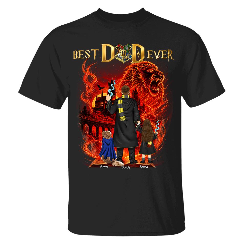 Custom Best Dad Ever Shirt, Gift For Dad, Father's Day L0411 Nh00