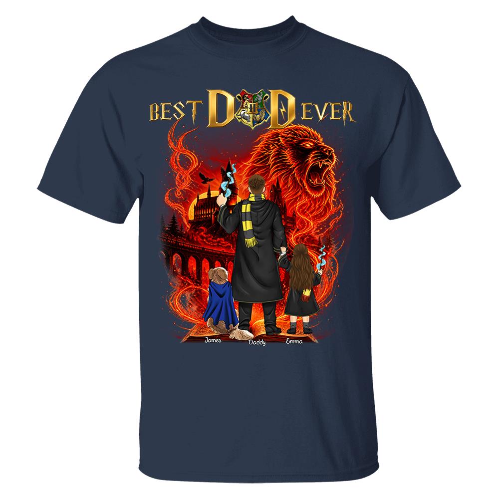 Custom Best Dad Ever Shirt, Gift For Dad, Father's Day L0411 Nh00