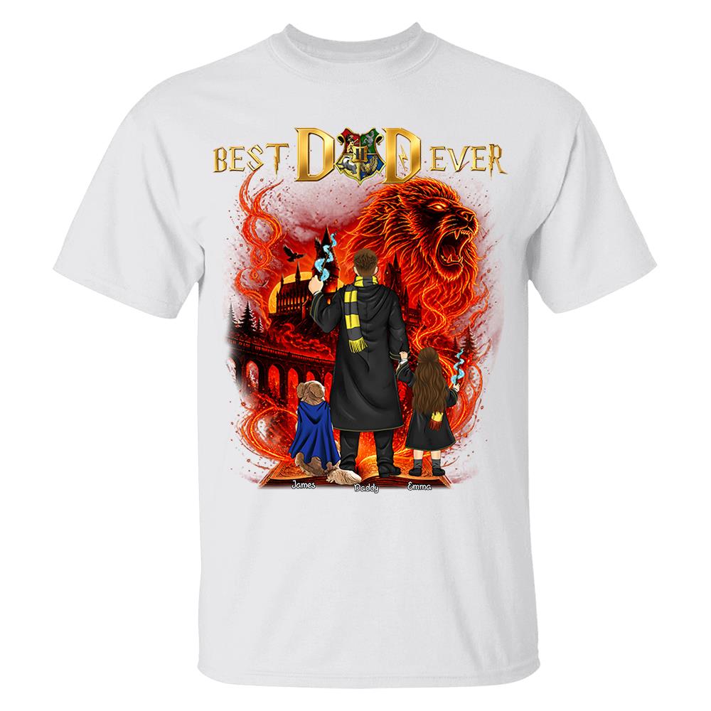 Custom Best Dad Ever Shirt, Gift For Dad, Father's Day L0411 Nh00