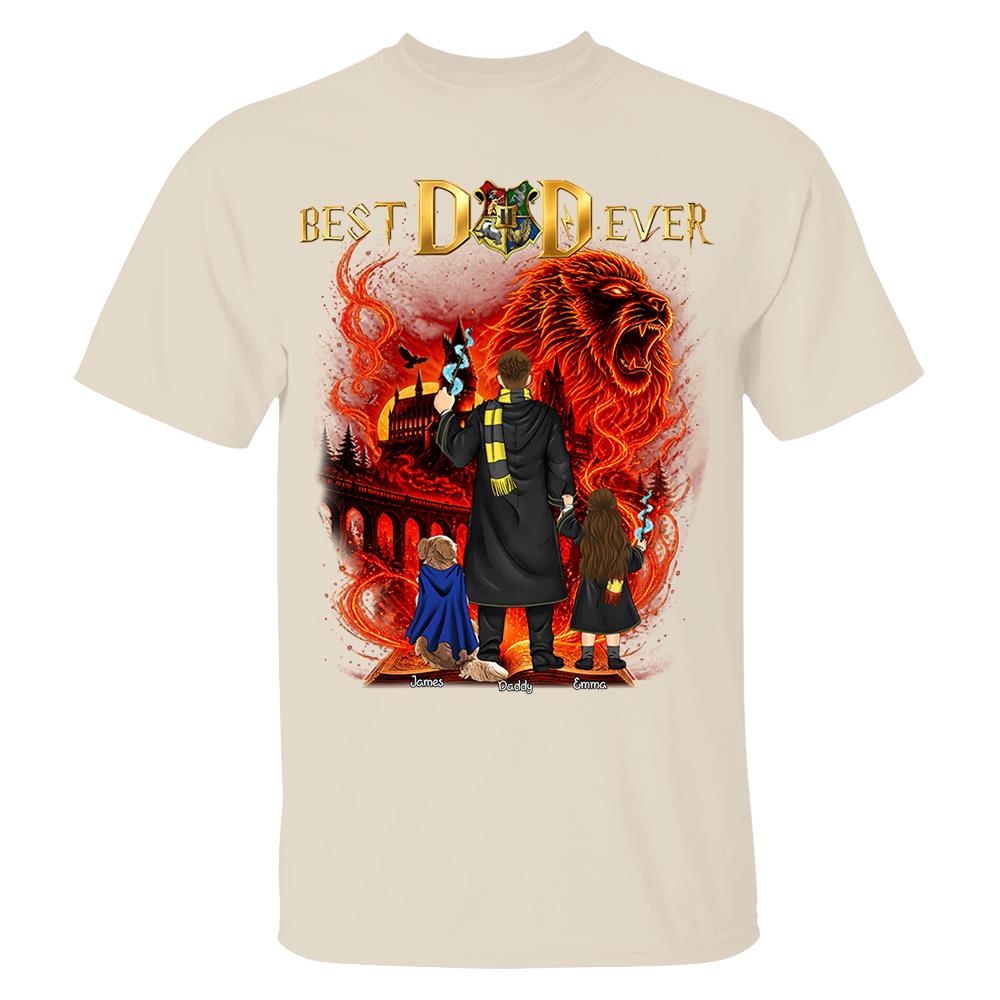 Custom Best Dad Ever Shirt, Gift For Dad, Father's Day L0411 Nh00