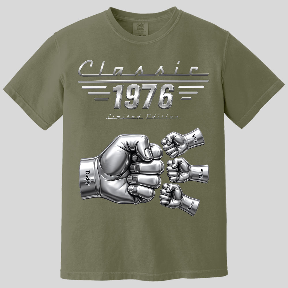 Classic Car Style Dad Shirt - Personalized Gifts For Dad Pt99