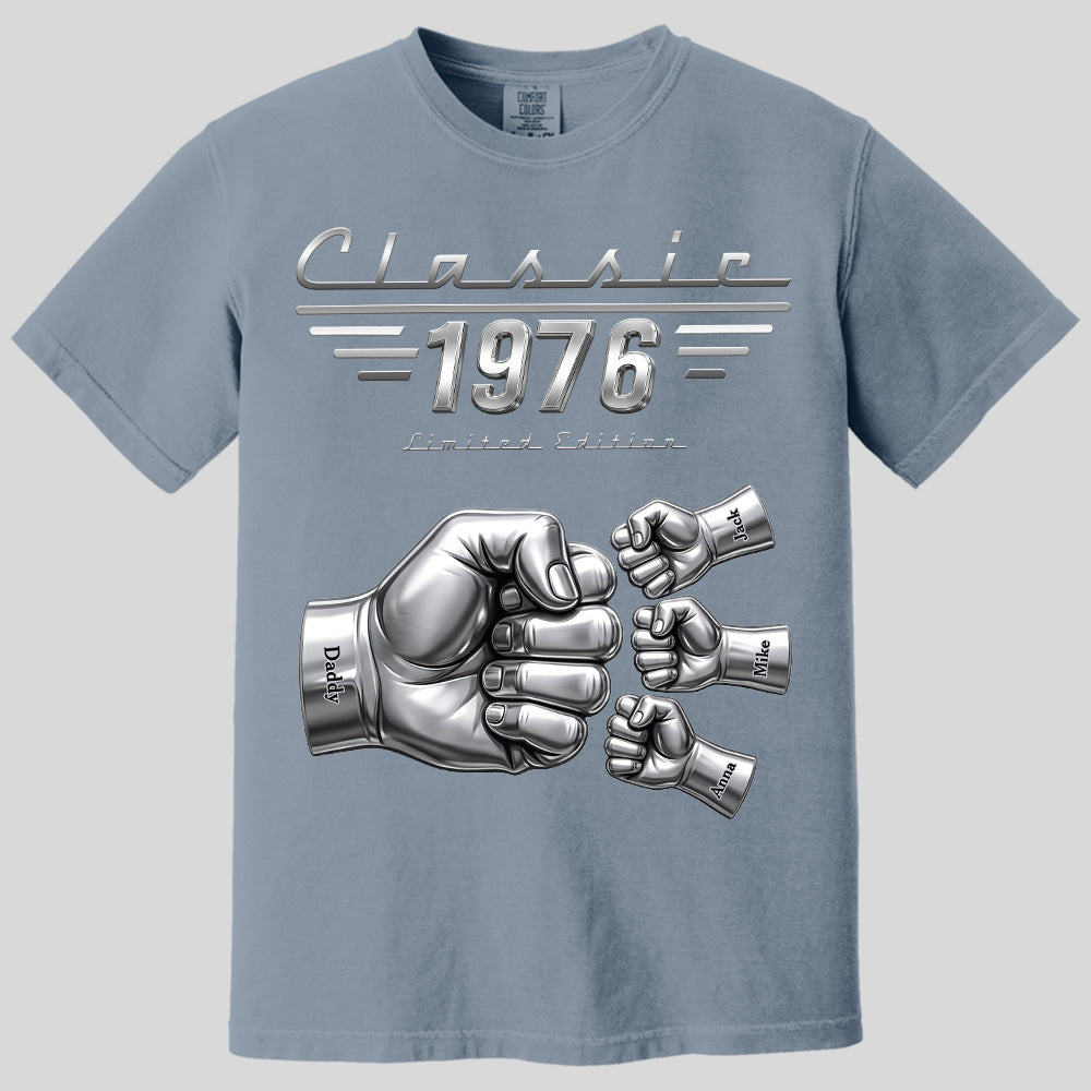 Classic Car Style Dad Shirt - Personalized Gifts For Dad Pt99