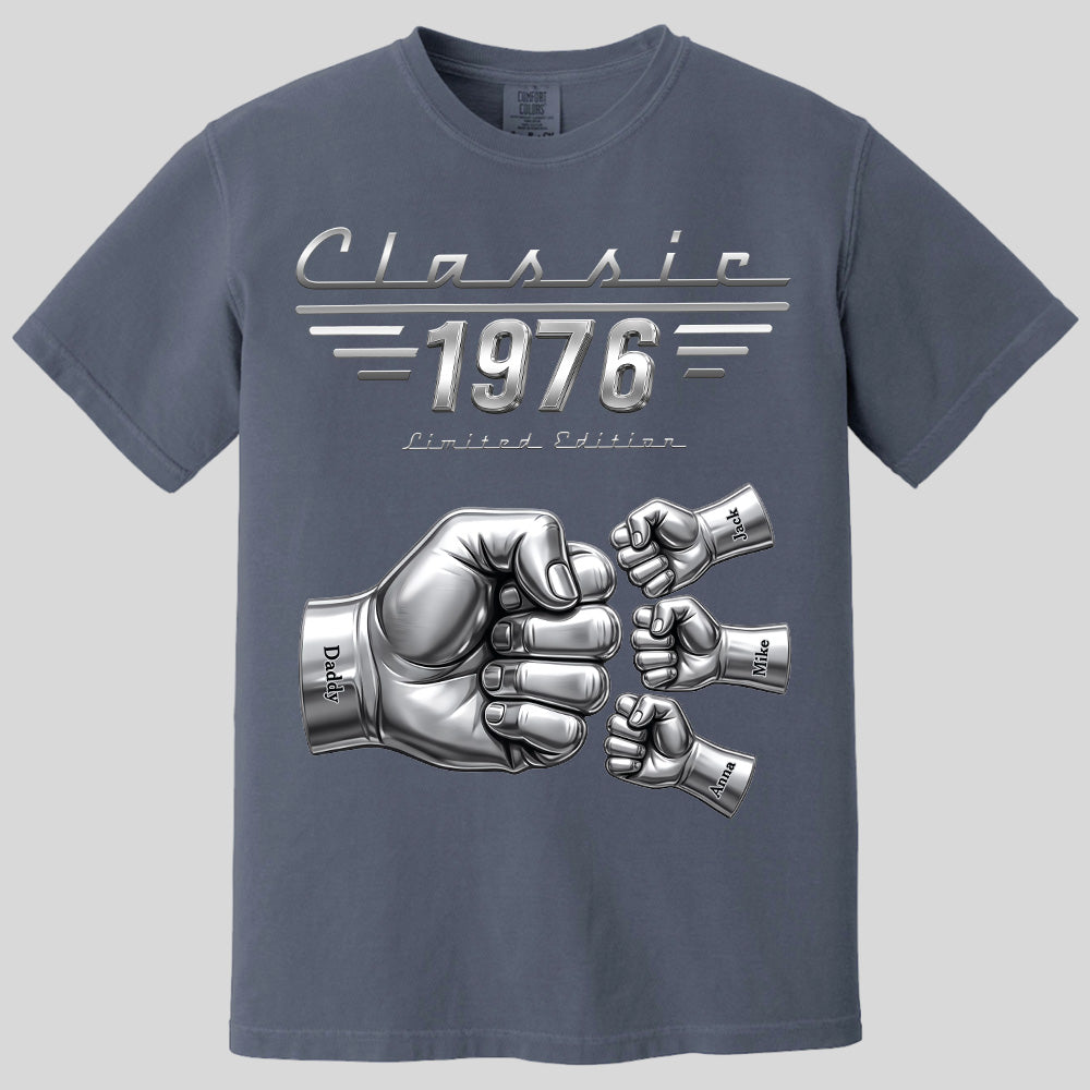 Classic Car Style Dad Shirt - Personalized Gifts For Dad Pt99