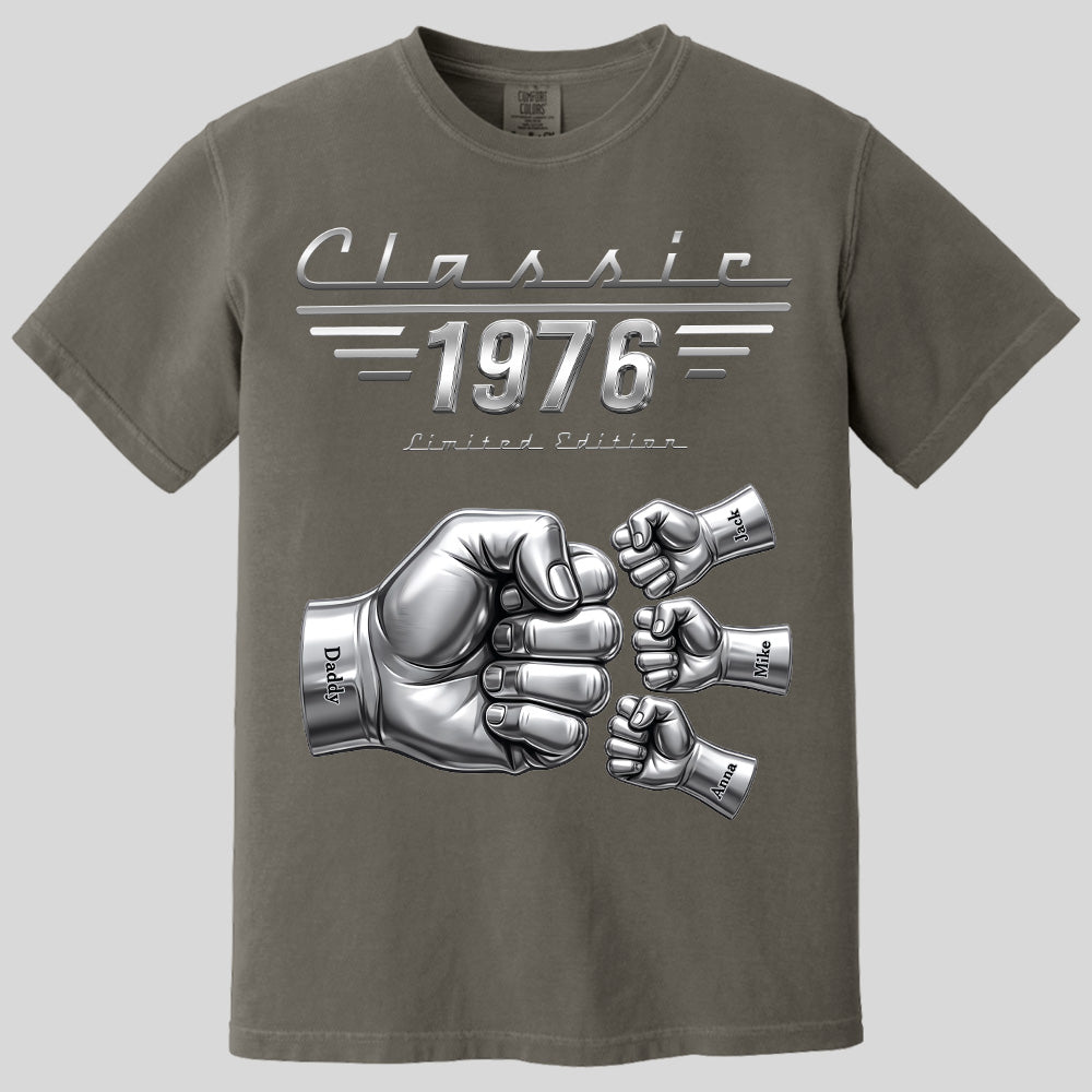 Classic Car Style Dad Shirt - Personalized Gifts For Dad Pt99