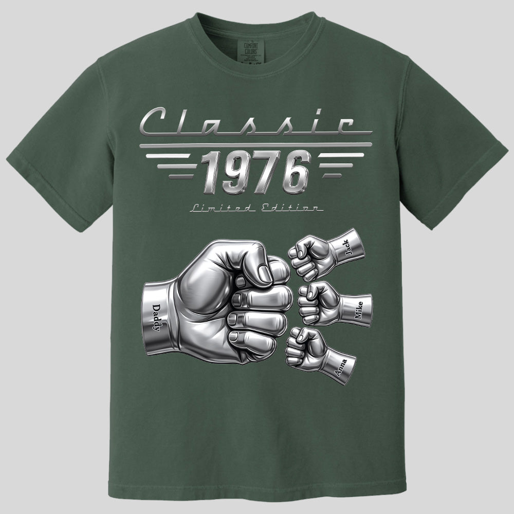 Classic Car Style Dad Shirt - Personalized Gifts For Dad Pt99