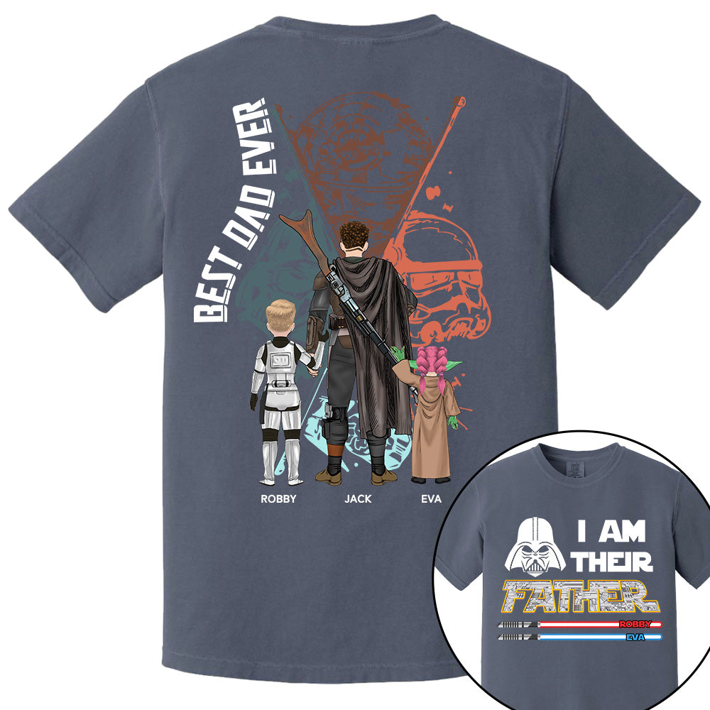 Custom I Am Their Father Shirt, Gift For Dad, Father's Day L0411 Li29