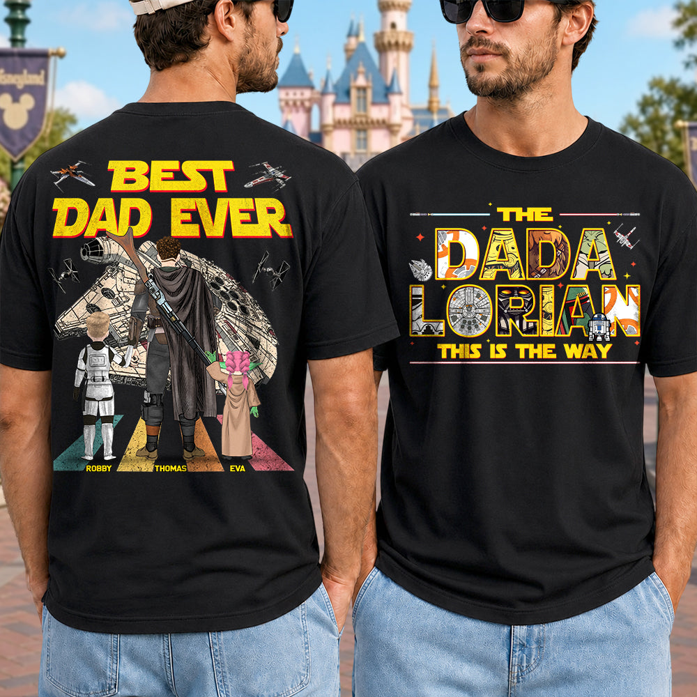 The Dadalorian This Is The Way Personalized Shirt Gift For Dad For Father's Day T1807 Hv01