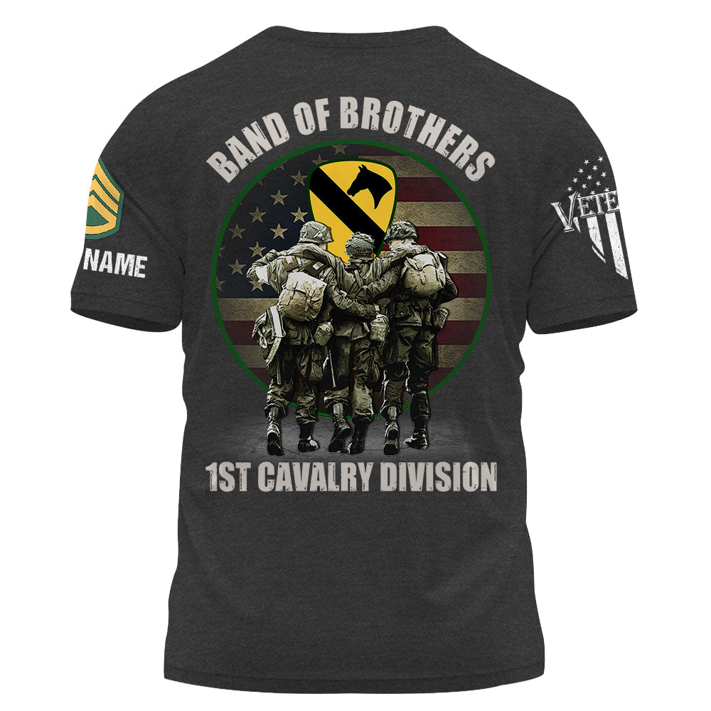 Personalized Shirt Band Of Brothers Us Veteran Custom Division Military Custom Shirt K1702