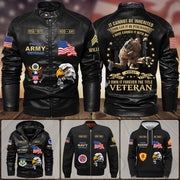 Personalized Leather Jacket  It Cannot Be Inherited Nor Can It Purchased Custom Division Military All Over Print Gift For Veteran K1702 Trhn