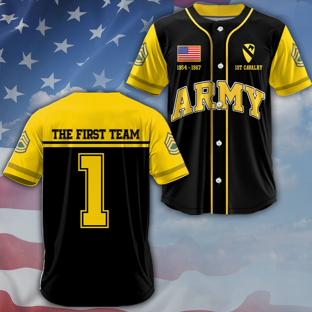 Custom US Military Baseball Jersey Available All Branches Rank Division Name For Military Retirement Veteran Dad Grandpa K1702 MT2