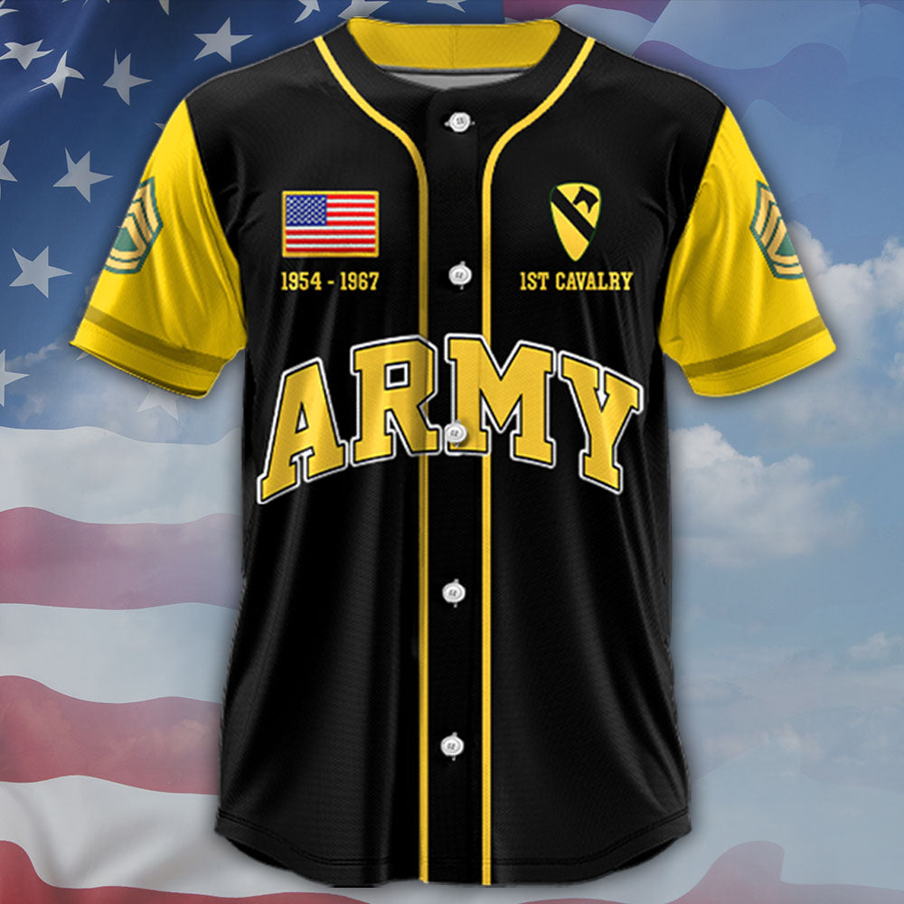 Custom US Military Baseball Jersey Available All Branches Rank Division Name For Military Retirement Veteran Dad Grandpa K1702 MT2