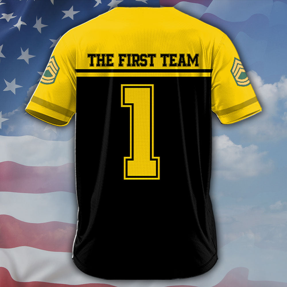 Custom US Military Baseball Jersey Available All Branches Rank Division Name For Military Retirement Veteran Dad Grandpa K1702 MT2