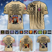 Custom Veteran Shirt I Have Done Things, That Haunt Me At Night, You Can Sleep In Peace All Over Print Gift For Military Veterans K1702 MT2