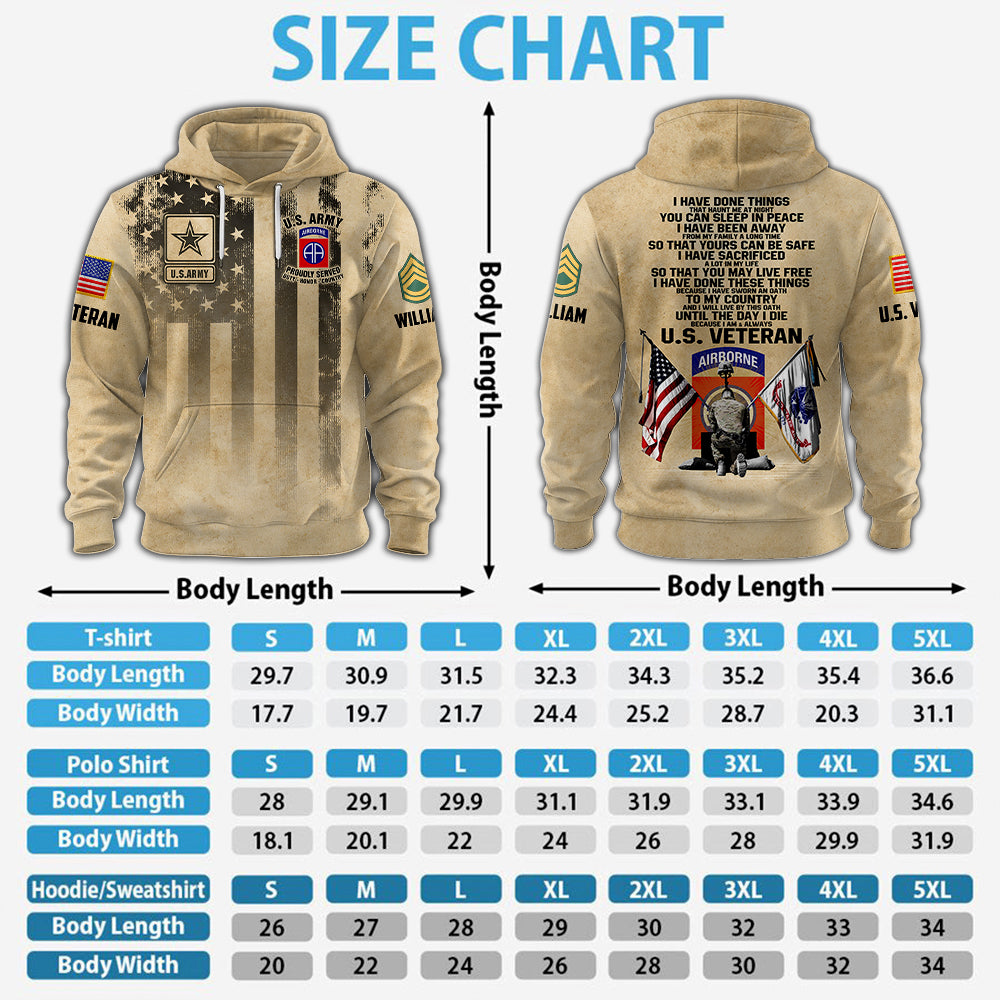 Custom Veteran Shirt I Have Done Things, That Haunt Me At Night, You Can Sleep In Peace All Over Print Gift For Military Veterans K1702 MT2
