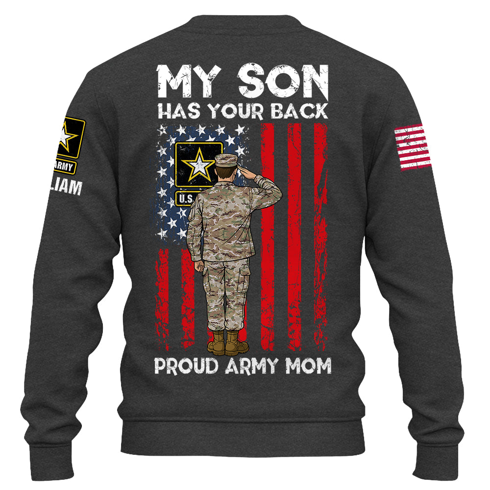 My Son Has Your Back – Custom Branch & Member Gift For Family Member K1702 Trhn