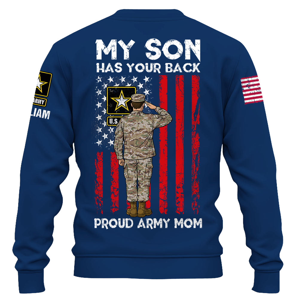 My Son Has Your Back – Custom Branch & Member Gift For Family Member K1702 Trhn