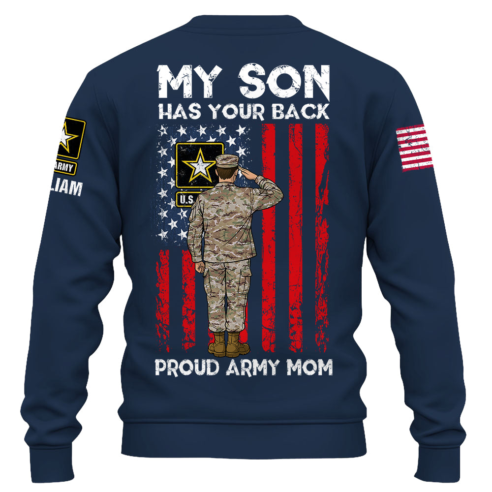 My Son Has Your Back – Custom Branch & Member Gift For Family Member K1702 Trhn