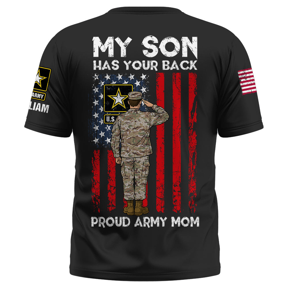 My Son Has Your Back – Custom Branch & Member Gift For Family Member K1702 Trhn