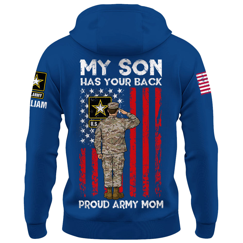 My Son Has Your Back – Custom Branch & Member Gift For Family Member K1702 Trhn