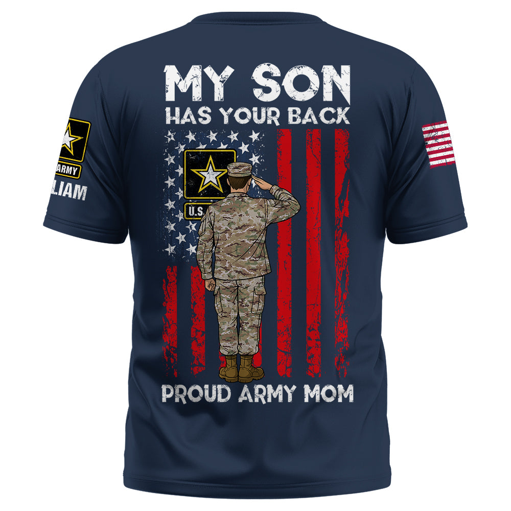 My Son Has Your Back – Custom Branch & Member Gift For Family Member K1702 Trhn