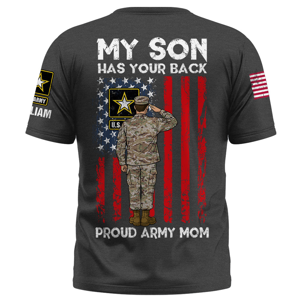 My Son Has Your Back – Custom Branch & Member Gift For Family Member K1702 Trhn