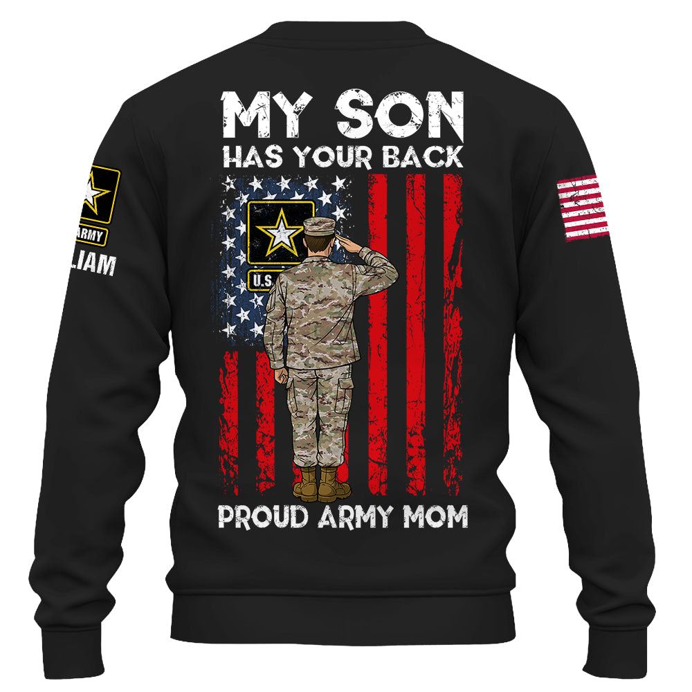 My Son Has Your Back – Custom Branch & Member Gift For Family Member K1702 Trhn