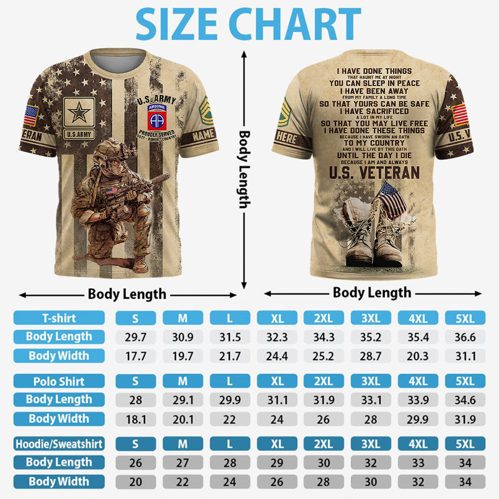 Personalized All Over Print Shirt I Have Done Things That Haunt Me In My Sleep In Peace U.S Veteran Gift For Veteran's Day K1702 Trhn