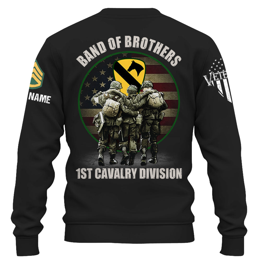 Personalized Shirt Band Of Brothers Us Veteran Custom Division Military Custom Shirt K1702
