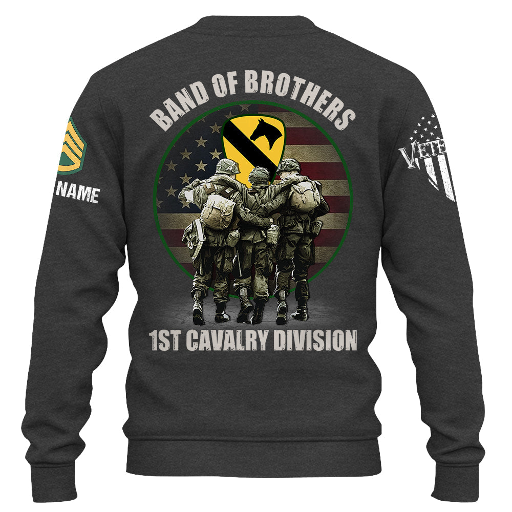 Personalized Shirt Band Of Brothers Us Veteran Custom Division Military Custom Shirt K1702