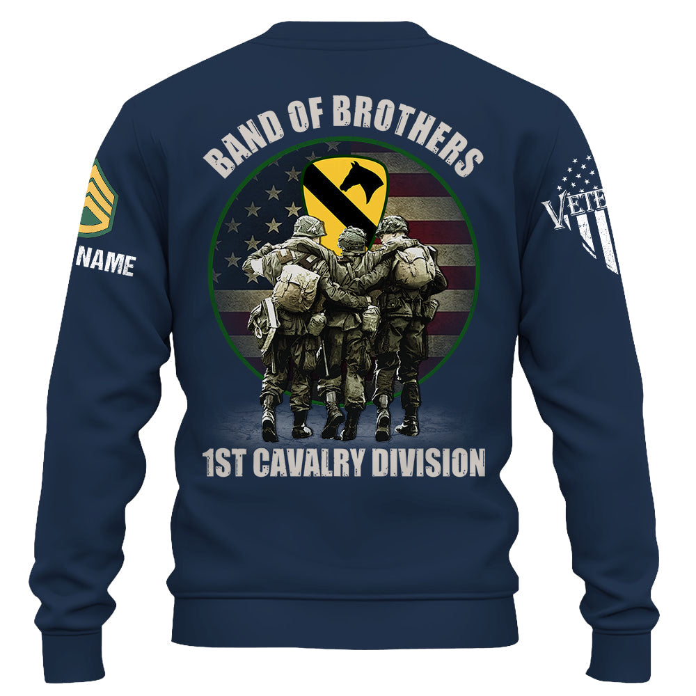 Personalized Shirt Band Of Brothers Us Veteran Custom Division Military Custom Shirt K1702