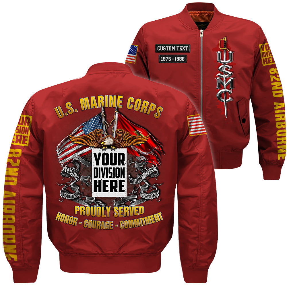 US Veteran Shirt Custom Branch Rank Logo Division Branch Proudly Served All Over Print Shirt K1702