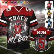 Personalized That’s My Boys ,Custom Player Name Number Game Day Mom Jersey, Football Mom Gift Na02 Hv01