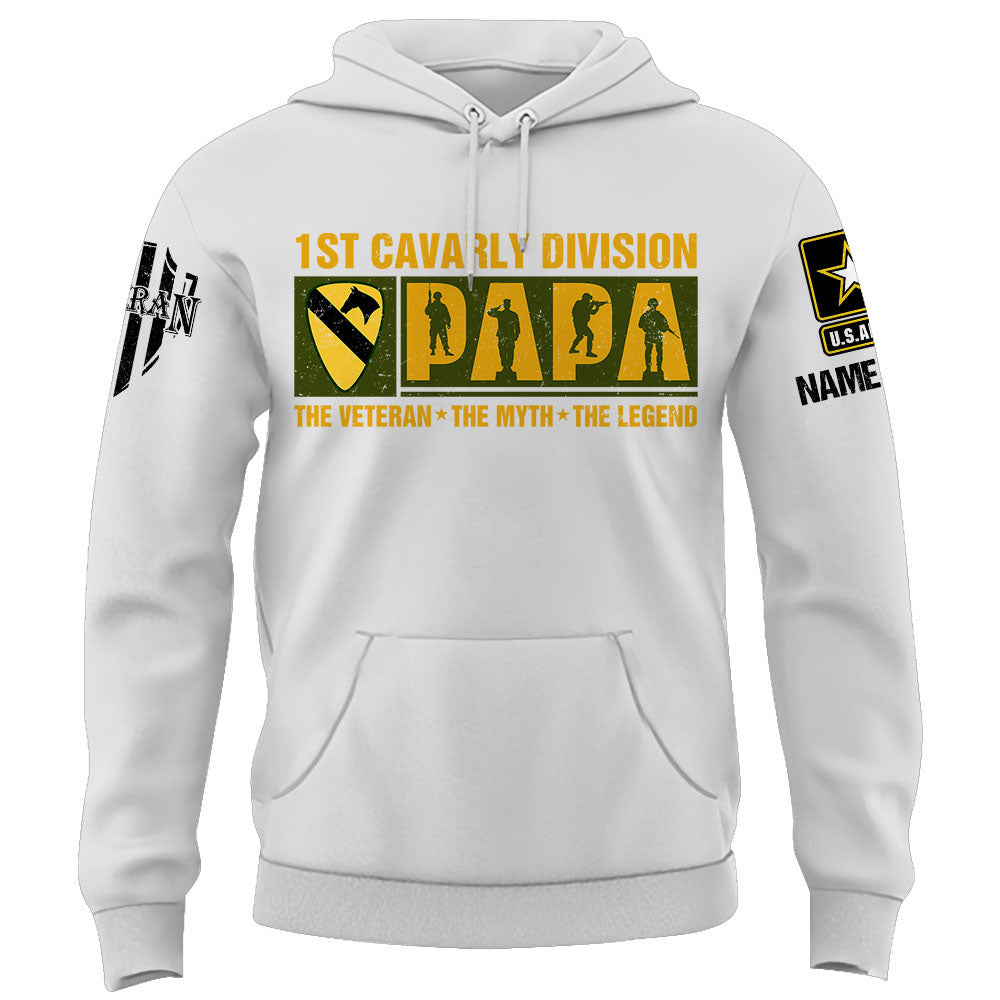 Veteran Shirt Custom Military Unit Papa Veteran Gift For Father's Day K1702