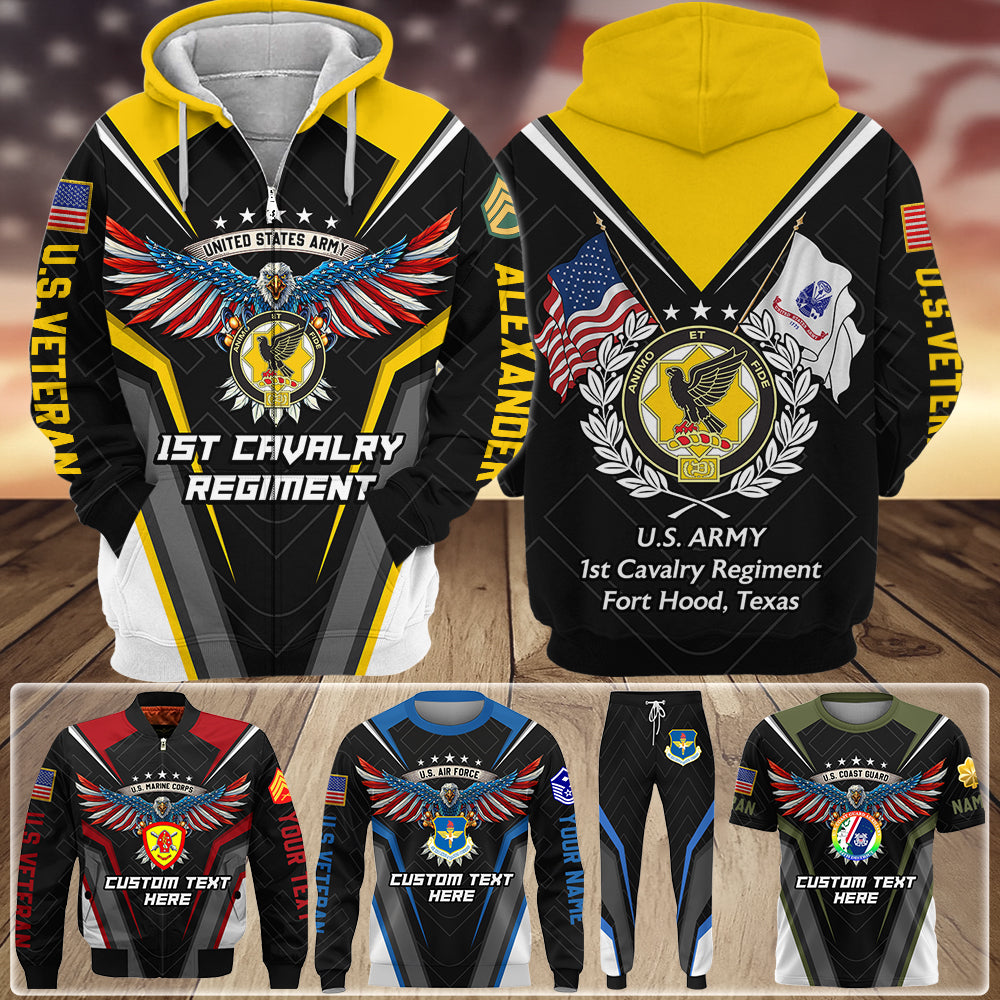 Custom All Over Print Shirt Veteran Military Unit Patches Available All Military Branch Gift For Veterans K1702 Trhn