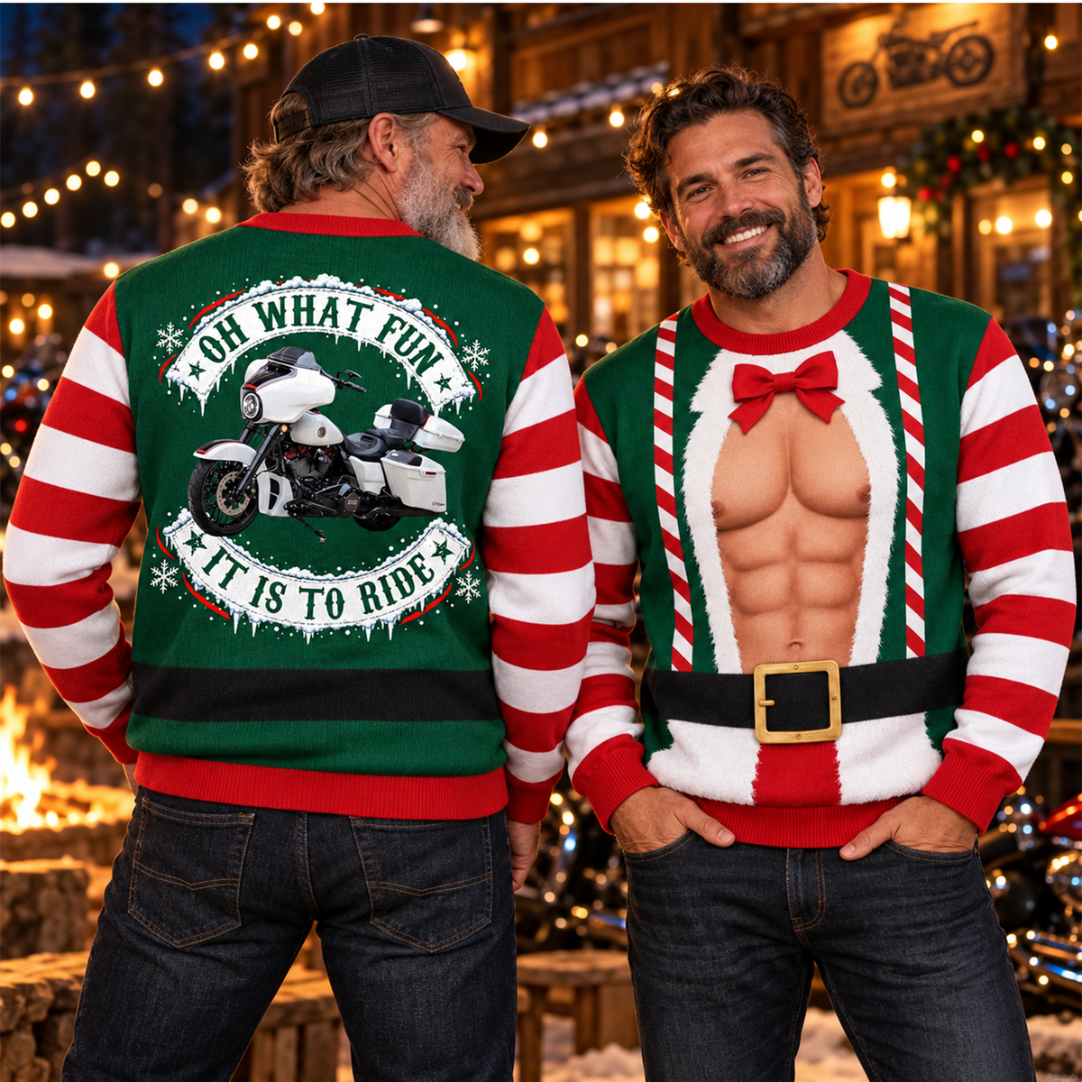 Oh What Fun It Is To Ride - Funny Biker All Over Print Shirts - Matching Biker Couple 3D Shirts - Gift For Motorcycle Lover A2110 Hv01 TL06