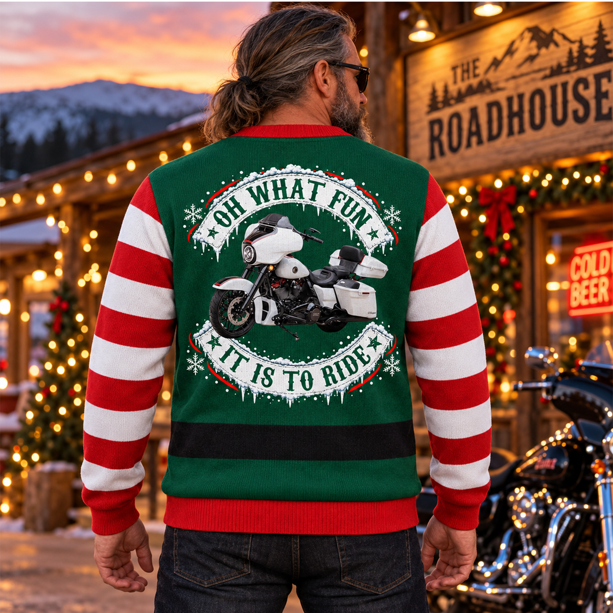 Oh What Fun It Is To Ride - Funny Biker All Over Print Shirts - Matching Biker Couple 3D Shirts - Gift For Motorcycle Lover A2110 Hv01 TL06