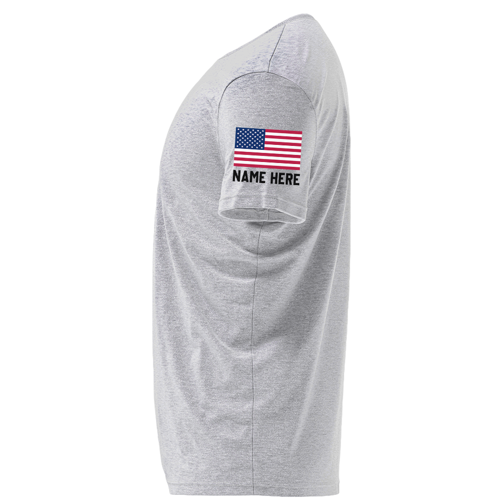 U.S Veteran Custom Shirt Proudly Served Military Base Personalized Gift K1702
