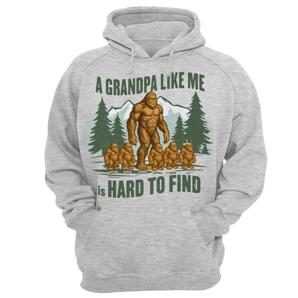 Retro Funny Bigfoot Dad Shirt, Funny A Dad Like Me Is Hard To Find T-Shirt, Popular Fathers Day Shirt, Fathers Day Gift, Cool Dad Gift Hv01