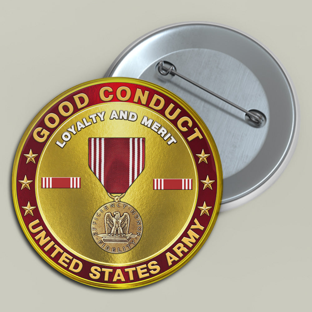 Custom Veteran Pin Buttons Custom Medals Ribbons Gift For Veterans Dad Grandpa K1702 MT2