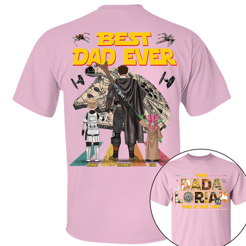 The Dadalorian This Is The Way Personalized Shirt Gift For Dad For Father's Day T1807 Hv01