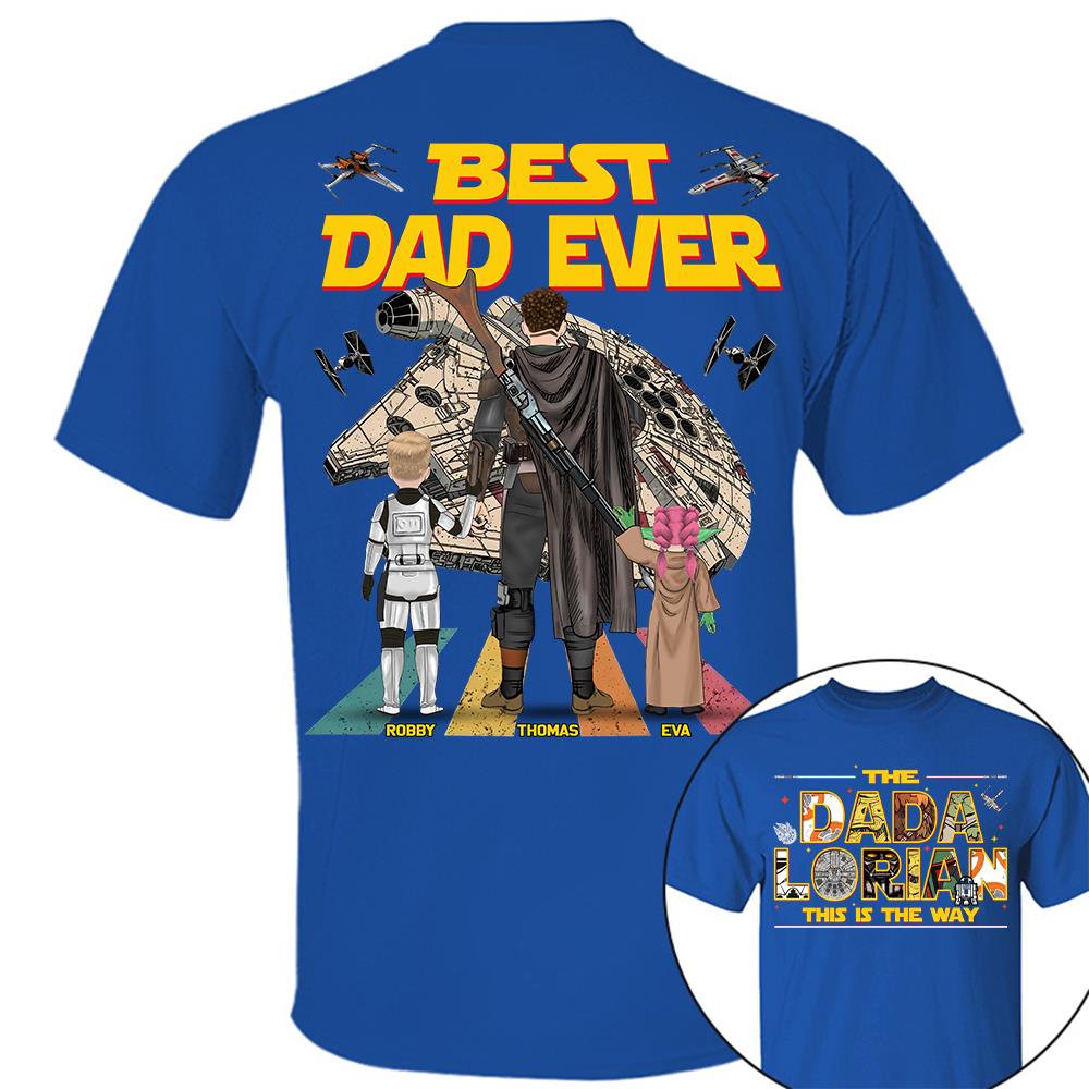The Dadalorian This Is The Way Personalized Shirt Gift For Dad For Father's Day T1807 Hv01