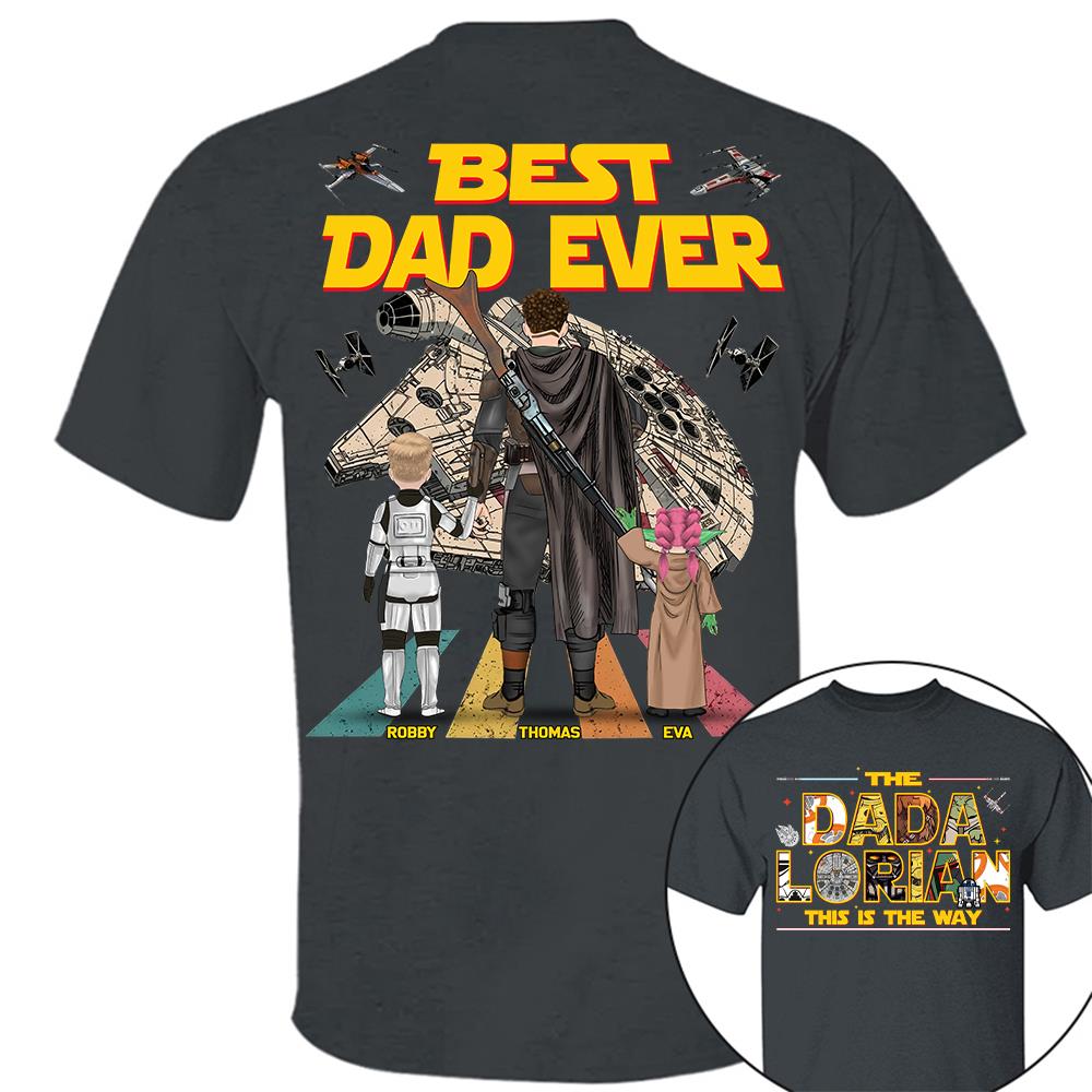 The Dadalorian This Is The Way Personalized Shirt Gift For Dad For Father's Day T1807 Hv01