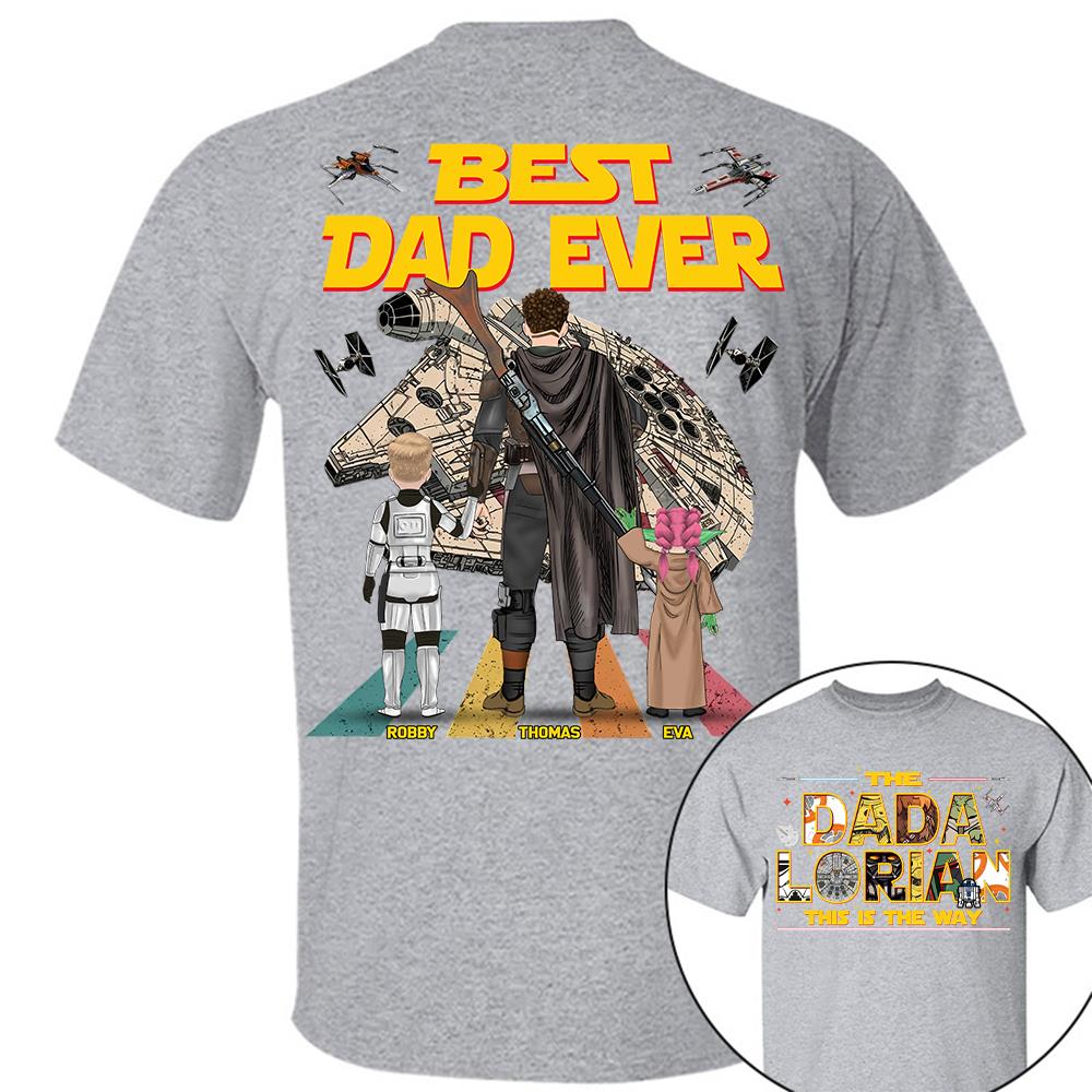 The Dadalorian This Is The Way Personalized Shirt Gift For Dad For Father's Day T1807 Hv01