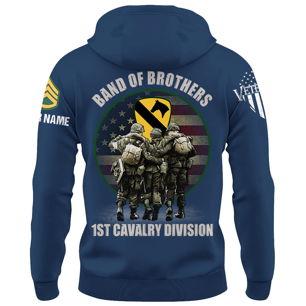 Personalized Shirt Band Of Brothers Us Veteran Custom Division Military Custom Shirt K1702