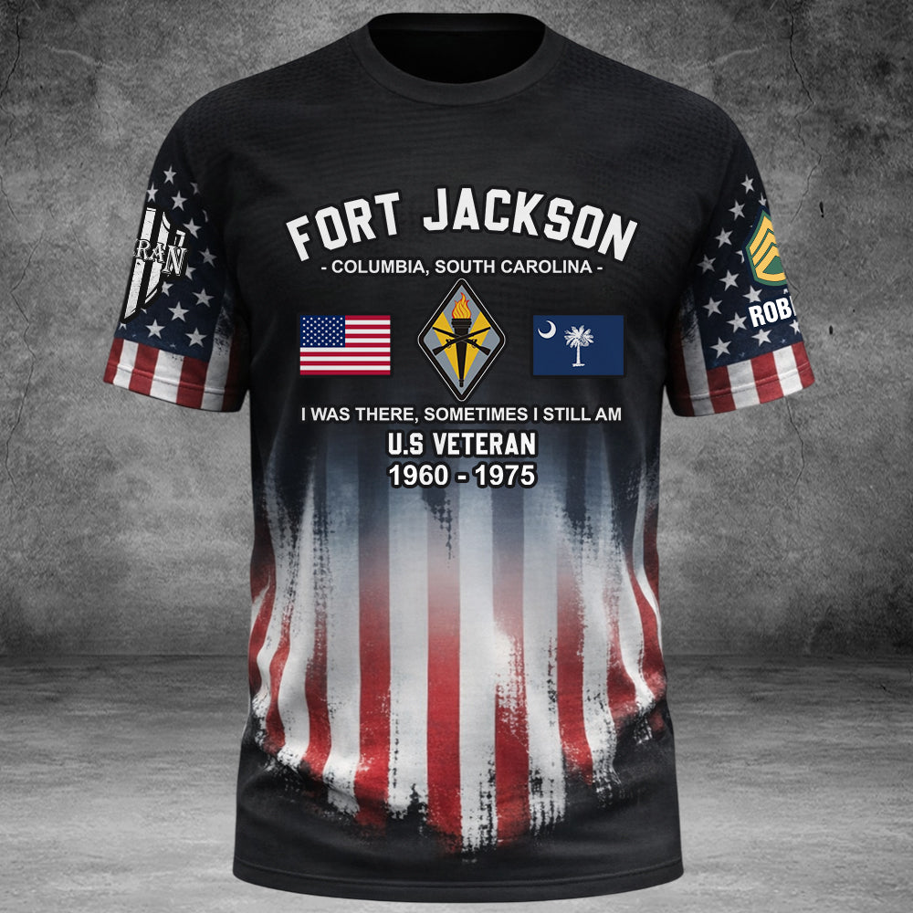 Veteran Custom All Over Print Shirt Military Base I Was There Sometimes I Still Am Personalized Gift For Veterans K1702 Trhn